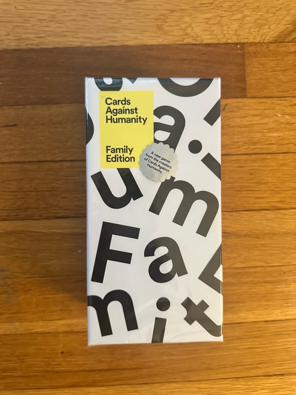 Cards Against Humanity Family Edition card game- Brand New and Sealed